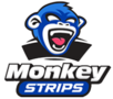 MonkeyStrips – Wit (Rakelvilt) 10cm